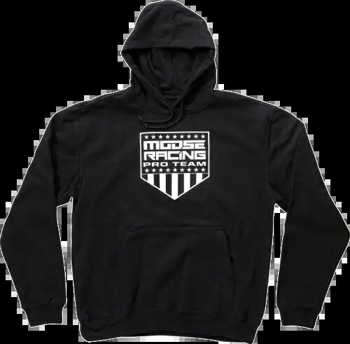 ムース レーシング プロ チーム パーカー ブラック 2XL Moose Racing Pro Team Hoodie Black 2XL 【並行輸入品】