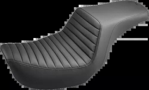 04-05 ハーレー FXD SADDLEMEN ステップアップシート フロント タックンロール ブラック 804-04-171 04-05 for Harley FXD SADDLEMEN Step-Up Seat Front Tuck-n-Roll Black 804-04-171 【並行輸入品】