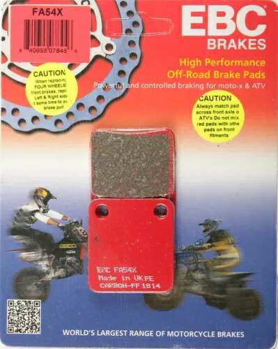 90-'06 ヤマハ YFZ350 バンシー EBC ブレーキパッド 90-'06 for Yamaha YFZ350 Banshee EBC Brake Pads 【並行輸入品】