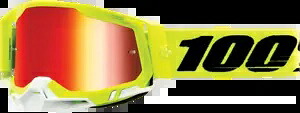100% Racecraft 2 ゴーグル フルオ イエロー - レッド ミラー 100% Racecraft 2 Goggles Fluo Yellow - Red Mirror 【並行輸入品】