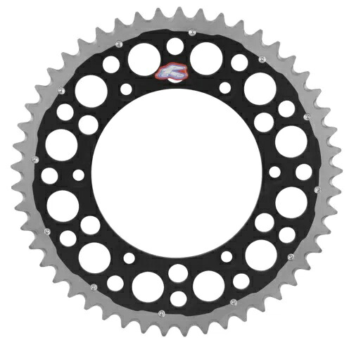 1999-2016 ヤマハ YZ 250 レンタル ツインリング リア スプロケット 48 歯 ブラック 1999-2016 for Yamaha YZ 250 RENTHAL Twinring Rear Sprocket 48-Tooth Black 【並行輸入品】