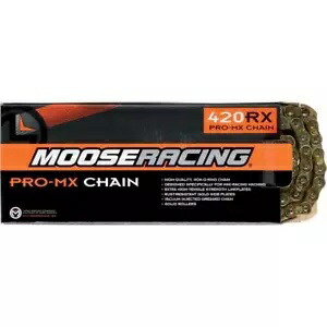 MOOSE Racing 420 RXP Pro-MX チェーン ゴールド 114リンク M576-00-114 MOOSE RACING 420 RXP Pro-MX Chain Gold 114 Links M576-00-114 【並行輸入品】