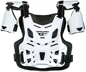 フライ レーシング CE レベル ルースト ガード ユース ホワイト Fly Racing CE Revel Roost Guard Youth White 【並行輸入品】