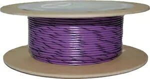 NAMZ 100' ワイヤー スプール 18 ゲージ バイオレット/ブラック NWR-70-100 NAMZ 100' Wire Spool 18 Gauge Violet/Black NWR-70-100 【並行輸入品】