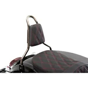 DRAG SPECIALTIES シーシーバーパッド ダブルダイヤモンド レッド テーパード DRAG SPECIALTIES Sissy Bar Pad Double Diamond Red Tapered 【並行輸入品】