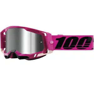 100% Racecraft 2 ゴーグル Maho シルバー フラッシュ レンズ付き 100% Racecraft 2 Goggles Maho with Silver Flash Lens 【並行輸入品】