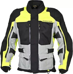 スコーピオン ヨセミテ テキスタイル ジャケット Lg Hi-Viz Scorpion Yosemite Textile Jacket Lg Hi-Viz 【並行輸入品】
