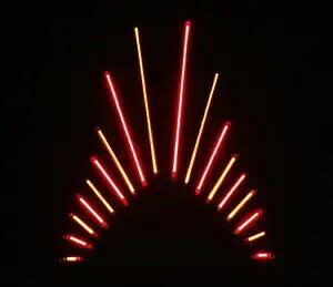 CUSTOM DYNAMICS TruFLEX LED ストリップ 12.8 インチ スモーク/レッド TF100RS CUSTOM DYNAMICS TruFLEX LED Strip 12.8\