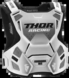 トール ガーディアン チェスト ガード ホワイト/ブラック XL/2X Thor Guardian Chest Guard White/Black XL/2X 【並行輸入品】