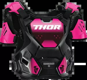 トール 22 ウィメンズ ガーディアン ルースト ディフレクター ブラック/ピンク M/L Thor 22 Women's Guardian Roost Deflector Black/Pink M/L 【並行輸入品】
