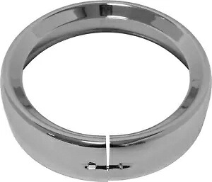 83-'13 ハーレー FLHTC フレンチ ヘッドライト トリム リング クローム 7 クランプ スタイル 83-'13 for Harley FLHTC Frenched Headlight Trim Ring Chrome 7 Clamp Style 【並行輸入品】