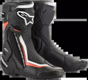 ALPINESTARS SMX+ ブーツ ブラック/ホワイト/レッド蛍光 US 9.5 / EU 44 ALPINESTARS SMX+ Boots Black/White/Red Fluorescent US 9.5 / EU 44 【並行輸入品】