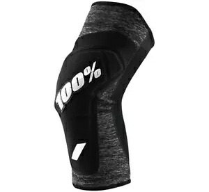 100% Ridecamp ニーガード グレー/ブラック L 100% Ridecamp Knee Guards Gray/Black Large 【並行輸入品】
