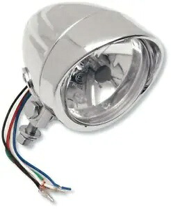 DRAG SPECIALTIES スポットライト プレーン クリアレンズ 4-1/2 インチ スポットライト ランニングライト付き DRAG SPECIALTIES Spotlight Plain Clear Lens 4-1/2\
