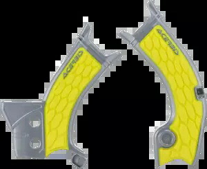 2018-2022 スズキ RM-Z 450 ACERBIS X-Grip フレームガード グレー/イエロー RM-Z 2018-2022 for Suzuki RM-Z 450 ACERBIS X-Grip Frame Guards Gray/Yellow RM-Z 【並行輸入品】