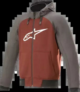 ALPINESTARS クローム パーカー グレー/バーント オレンジ 2XL 4200918-9134-2X ALPINESTARS Chrome Hoodie Gray/Burnt Orange 2XL 4200918-9134-2X 【並行輸入品】