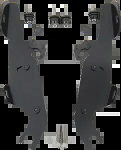 2012-2017 ハーレー ソフテイル スリム FLS ファット/スリム トリガー ロック取り付けキット ブラック 2012-2017 for Harley Softail Slim FLS Fats/Slim Trigger Lock Mounting Kit Black 【並行輸入品】