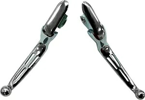 HARDDRIVE スロット付きレバー セット クローム 053574 HARDDRIVE Slotted Lever Set Chrome 053574 【並行輸入品】