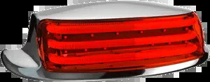 09-19 ハーレー FLHTCUI フェンダーチップ ライト レッドレンズ クローム PB-FT-TOUR-R-C 09-19 for Harley FLHTCUI Fender Tip Light Red Lens Chrome PB-FT-TOUR-R-C 【並行輸入品】