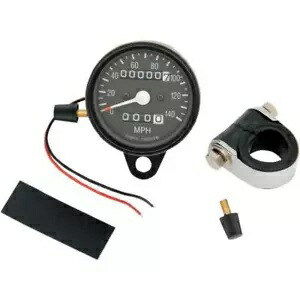 73-80 1200 スーパー グライド FX 2.4 インチ MPH スピード/インジケーター/トリップ ブラック ハウジング用 73-80 1200 for Super Glide FX 2.4\