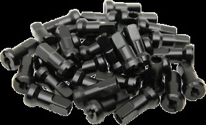MOOSE Racing MX1 ニップルセット ブラック 9ゲージ 24-910 MOOSE RACING MX1 Nipple Set Black 9 Gauge 24-910 【並行輸入品】