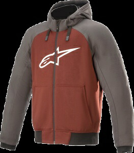 ALPINESTARS クローム パーカー グレー/バーント オレンジ M 4200918-9134-M ALPINESTARS Chrome Hoodie Gray/Burnt Orange Medium 4200918-9134-M 【並行輸入品】