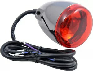 CHRIS PRODUCTS(クリスプロダクツ) ウインカー ブラックニッケル/レッド 8500R-BN CHRIS PRODUCTS Turn Signal Black Nickel/Red 8500R-BN 【並行輸入品】