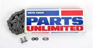 PARTS UNLIMITED 520H ドライブチェーン 84 リンク 高耐久バイクチェーン PARTS UNLIMITED 520H Drive Chain 84 Links Heavy Duty Motorcycle Chain 【並行輸入品】