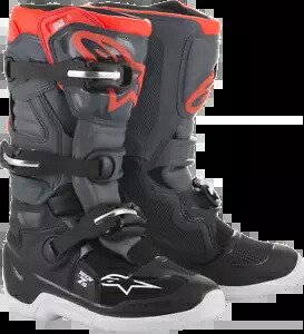 ALPINESTARS テック 7S ブーツ ダークグレー/ライトグレー/レッド蛍光 US 6 201501711336 ALPINESTARS Tech 7S Boots Dark Gray/Light Gray/Red Fluorescent US 6 201501711336 【並行輸入品】