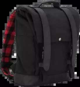 BURLY BRAND ロールトップ バックパック コーデュラ ブラック B15-1020B BURLY BRAND Roll Top Backpack Cordura Black B15-1020B 【並行輸入品】