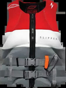 SLIPPERY サージ ネオ ベスト チャコール/レッド XS サージ ネオ ベスト SLIPPERY Surge Neo Vest Charcoal/Red XS Surge Neo Vest 【並行輸入品】