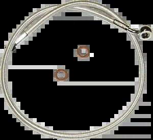 14-19 ハーレー エレクトラグライド ウルトラ FLHTK SCII ブレーキライン フロント 35/10 mm 30\