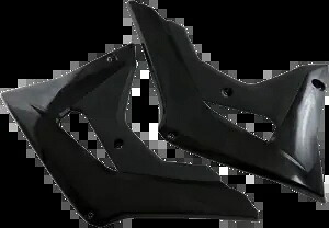 2018-2021 ホンダ CRF250R UFO ラジエーター カバー ブラック CRF HO04682-001 2018-2021 for Honda CRF250R UFO Radiator Covers Black CRF HO04682-001 【並行輸入品】
