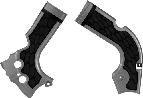 14-17 ホンダ CRF250R ACERBIS X-Grip フレームガード シルバー/ブラック CRF 2374241015 14-17 for Honda CRF250R ACERBIS X-Grip Frame Guards Silver/Black CRF 2374241015 【並行輸入品】