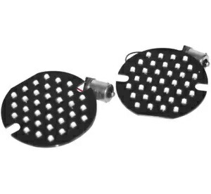 LETRIC LIGHTING CO. フラットスタイル ウインカーインサート 1156 リアレッド LETRIC LIGHTING CO. Flat Style Turn Signal Inserts 1156, Rear Red 【並行輸入品】