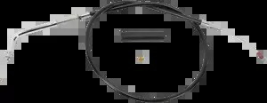 1996-2003 ハーレー スポーツスター 1200 XLH ドラッグ スペシャリティーズ アイドル ケーブル 30 インチ ビニール 1996-2003 for Harley Sportster 1200 XLH DRAG SPECIALTIES Idle Cable 30\
