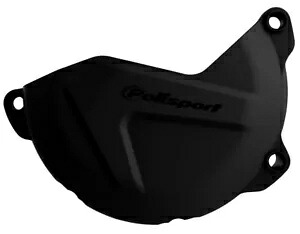 09-'15 ヤマハ WR450F POLISPORT クラッチ カバー プロテクター ブラック 09-'15 for Yamaha WR450F POLISPORT Clutch Cover Protector Black 【並行輸入品】