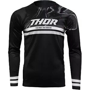 THOR アシストバンガージャージ 長袖 ブラック S THOR Assist Banger Jersey Long-Sleeve Black Small 【並行輸入品】