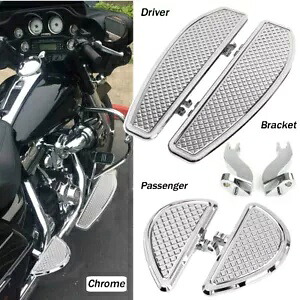 フロントリアフロアボードフットボードハーレー93以降ロードキングFLHRC FLHRS FLHR用 Front Rear Floorboards Foot boards For Harley 93-up Road King FLHRC FLHRS FLHR 【並行輸入品】