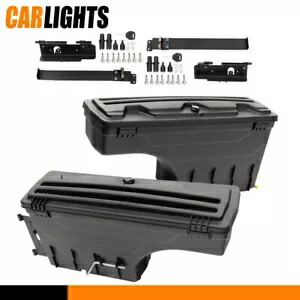 トラック荷台収納ボックスツールボックス左側 & 右側トヨタタンドラ 2007-20 21 Truck Bed Storage Box ToolBox Left & Right Side Fit For Toyota Tundra 2007-20 21 【並行輸入品】
