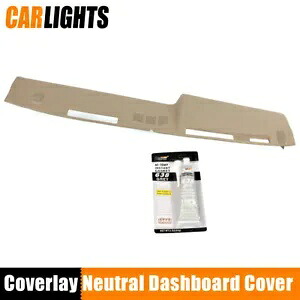 ベージュ ダッシュ カバー キャップ フルサイズ 81-91 シボレー GMC ピックアップ SUV BG2/4ドアに適合 Beige Dash Cover Cap Fit For Full Size 81-91 Chevy GMC Pickup SUV BG2/4Door 【並行輸入品】
