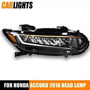 LED DRL ハイ/ロービーム右ヘッドライトアセンブリ 2018-2020 ホンダアコードに適合 LED DRL High/Low Beam Right Headlight Assembly Fit For 2018-2020 HONDA ACCORD 【並行輸入品】