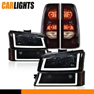 LED DRL ヘッドライトランプ + テールライト 03-06 シルバラード 1500 に適合 LED DRL Headlight Lamps + Tail Lights Fit For 03-06 Silverado 1500 【並行輸入品】