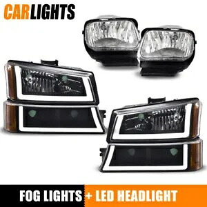 03-07 シボレー シルバラード シグナル バンパー ランプ & フォグ ライト & LED DRL ヘッドライトに適合。 Fit For 03-07 Chevy Silverado Signal Bumper Lamp & Fog Light & LED DRL Headlight 【並行輸入品】