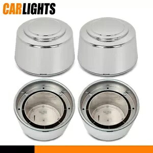 フォード トラック バン 新しい 8 ラグ 16 インチ クローム ホイール センター ハブ キャップ ナット カバーに適合 Fit For Ford Truck Van New 8 Lug 16 Inch Chrome Wheel Center Hub Caps Nut Covers 【並行輸入品】