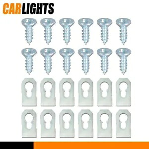12 個のトップモールディングトリムクリップ & スタッド新しいフィット GM ボディサイドベルトフェンダードア 12PCS Top Molding Trim Clips & Studs New Fit For GM Body Side Belt Fender Door 【並行輸入品】