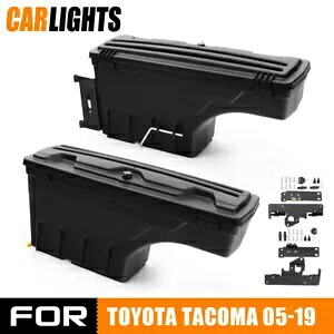 トラック荷台収納ツールボックス 運転席&助手席側 2005-2020 トヨタ タコマ用 Truck Bed Storage Tool Box Driver&Passenger Side Fit For 2005-2020 Toyota Tacoma 【並行輸入品】