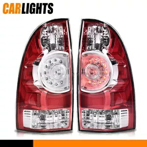 ペア LED テールライト ブレーキ ストップ ランプ 左 + 右 2005-15 トヨタ タコマに適合 Pair LED Tail Lights Brake Stop Lamps Left+Right Fit For 2005-15 Toyota Tacoma 【並行輸入品】