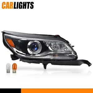2013-15 シボレー マリブ 2016 限定ヘッドライトランプ、電球右側に適合。 Fit For 2013-15 Chevy Malibu 2016 Limited Headlight Lamp w/ Bulbs Right Side 【並行輸入品】