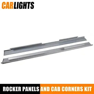 2001-2007 シボレー シルバラード GMC シエラ スリップオンロッカーパネル クルーキャブ用 新品 Fit For 2001-2007 Chevy Silverado GMC Sierra Slip On Rocker Panels Crew Cab New 【並行輸入品】